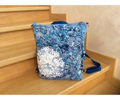 Текстильная сумка-рюкзак «Узор на стекле»