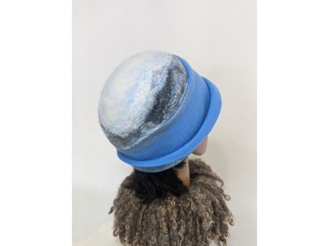 шляпка ′Милана′  - авторский войлок , ручная работа.