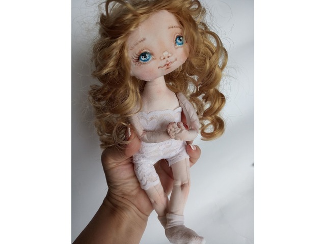 Ангел кукла из текстиля