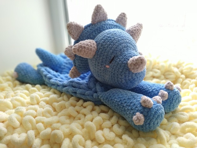 Піжамниця Динозавр Трицератопс (Хранитель Піжам), іграшка для сну.