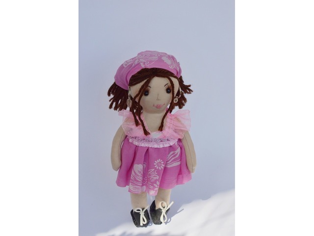Кукла ручной работы с модными одеждами, подарок девочке