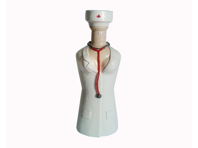 Подарок медсестре или врачу на день медика Декор бутылки Медработникам