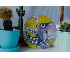 Purple octopus