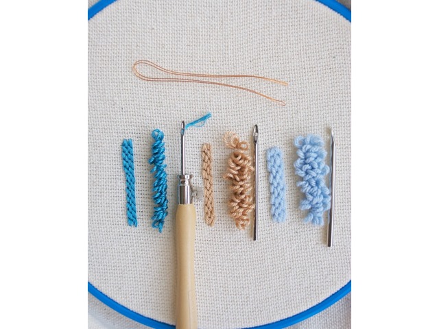 Португальская игла для ковровой вышивки Lavor punch needle (1-3 мм)