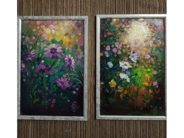 Картины миниатюры цветы импрессионизм