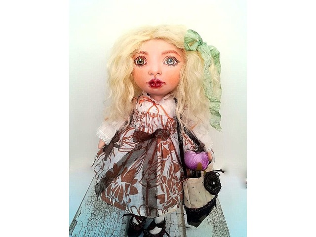 текстильная шарнирная кукла