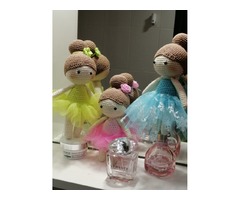 Вязаные балеринки куколки, кукла балерина, мягкая игрушка, подарок девочке на новый год
