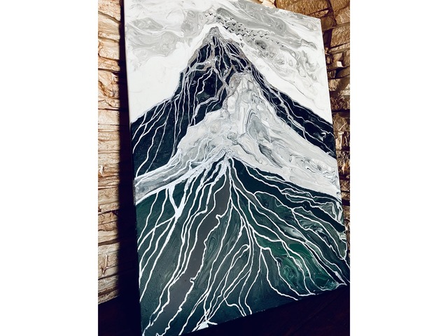 Стильная Интерьерная картина «Изящество гор»