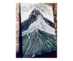 Стильная Интерьерная картина «Изящество гор»