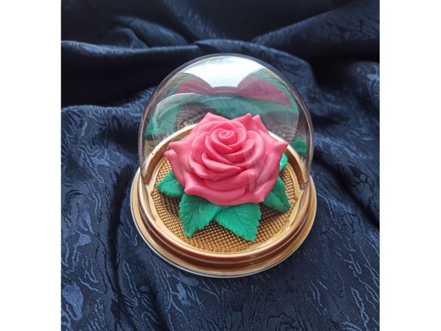 Сувенирное мыло Роза в куполе