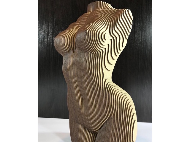 Деревянная 3Д скульптура