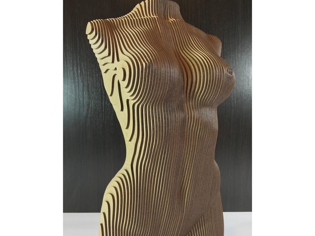Деревянная 3Д скульптура