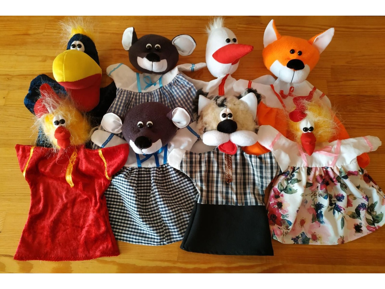 Игрушки для кукольного театра | Куклы перчатки, ширмы
