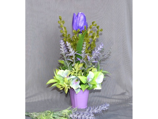 Квіткова композиція *Бузковий настрій*. Квіти. Оригінальний подарунок.