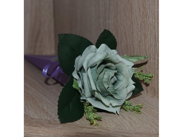 ПРОДАНО Букетик Блакитна троянда подарунок коханій дівчині, жінці, подрузі