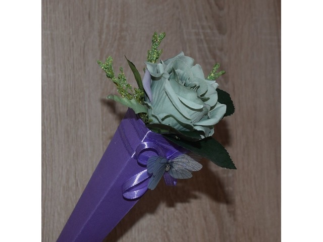 ПРОДАНО Букетик Блакитна троянда подарунок коханій дівчині, жінці, подрузі