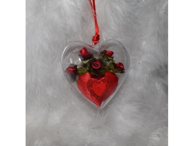 Підвіска-серце "Трояндочки в сердечку" Подарунок