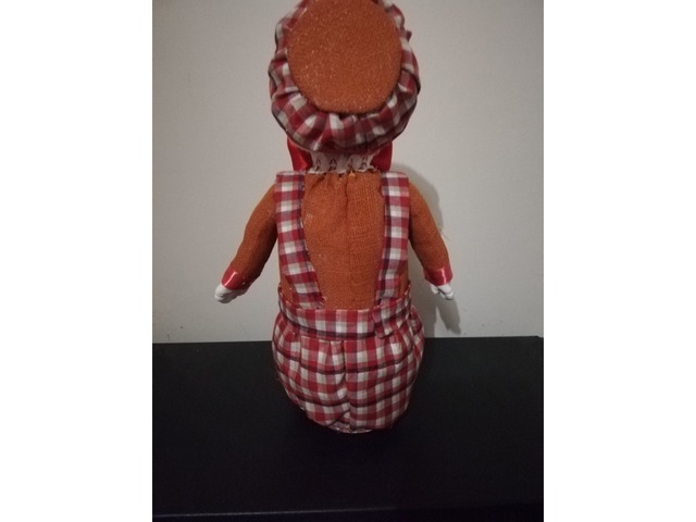 Интерьерная текстильная кукла Януш ручной работы