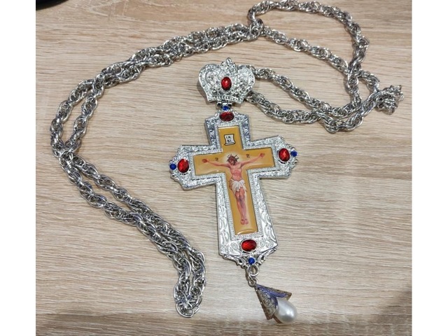Нагрудний хрест з прикрасами иерейский крест священник батюшка