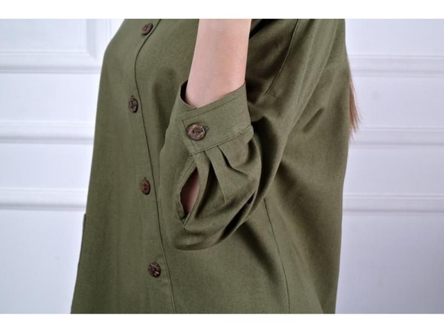 Рубашка, туника из натурального льна, льняная блузка