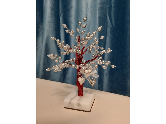 Дерево щастя з штучних перлин/жемчужное дерево/подарок