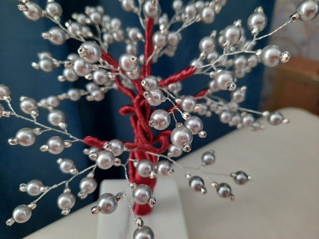 Дерево щастя з штучних перлин/жемчужное дерево/подарок