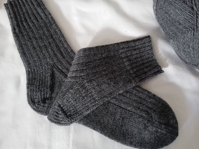 Мужские вязаные носки, разм. 42-43