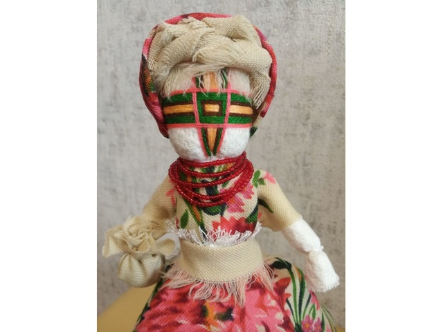 Унікальна лялька - мотанка ручної роботи "Травниця".