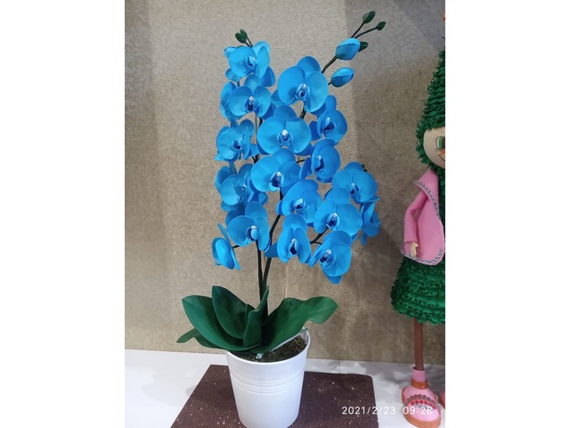 Орхидея из фоамирана