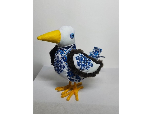 Текстильний птах з України