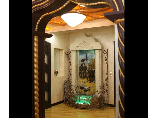 Декоративні водоспади по склу від дизайн студії Романа Москаленка.
