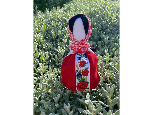 Кукла Мотанка Украиночка , Кукла текстильная, Кукла оберег , лялька ручної роботи