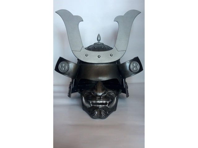 Шолом та маска самурая V.3 ( silver )