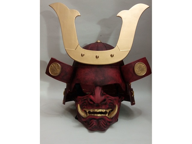 Шолом та маска самурая V.4 ( bronze )