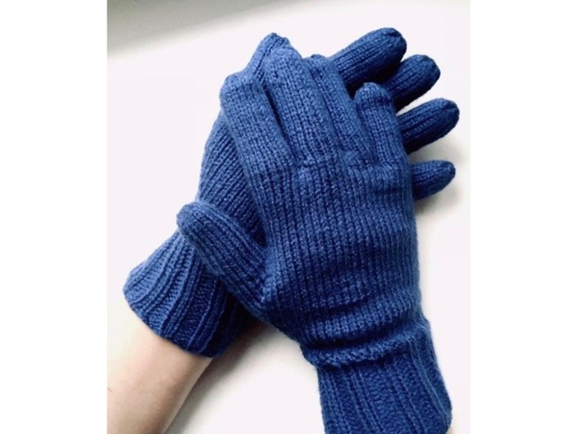 Вязаные перчатки для мужчин