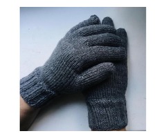 Вязаные перчатки для мужчин