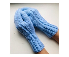 Вязаные перчатки для женщин