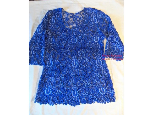 Очень нежная блуза ′ Нежная синева′. Ручная работа. Вязание на заказ.