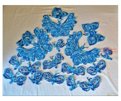 Бабочки для аппликации на платье, блузу, сарафан и т.д. Вязание на заказ.