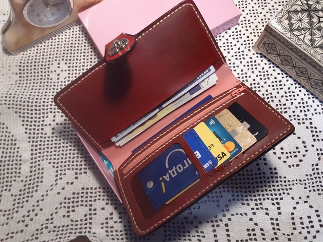 Жіночий гаманець "шерідан" з ініціалами господарки