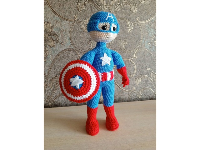 супер герой Капитан Америка