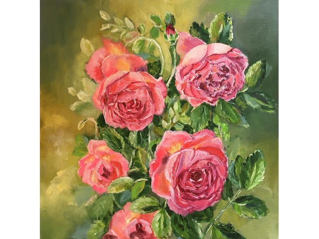 Картина «Розы в цвету»