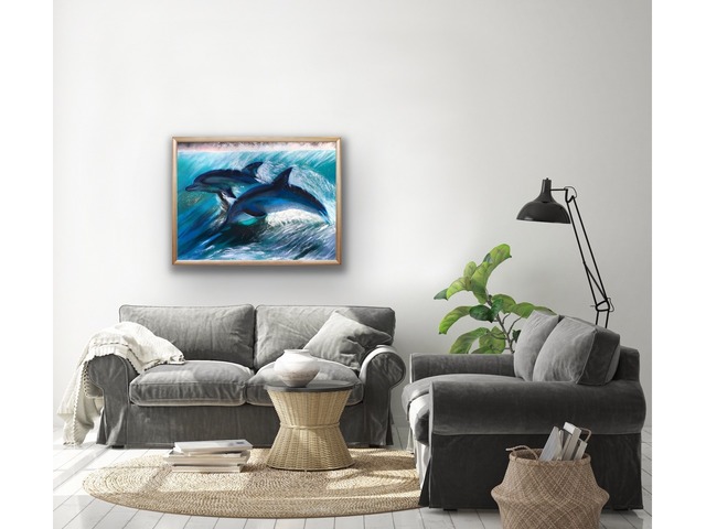 Картина «Дельфины»