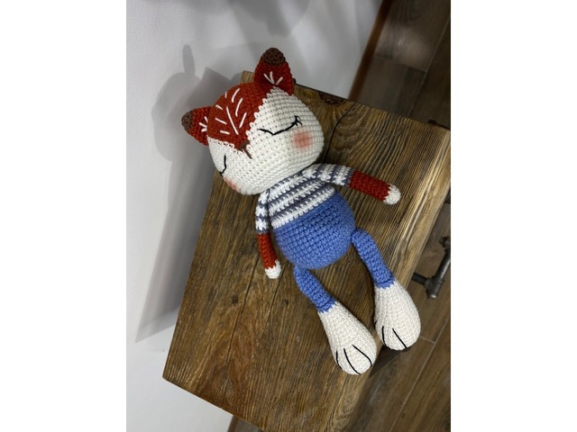 Іграшка подарунок лисичка хлопчик ручна робота