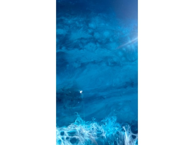 Картина смолой 3д «Черный берег» 40х60см.