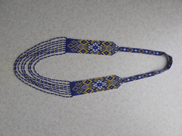 намисто в українському стилі прикраси ручна робота аксесуари гердан