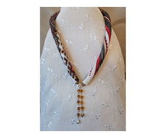 Прикраса із бісеру кольє-джгут 