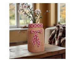 Велика декоративна ваза-банка в українському стилі, ручна робота