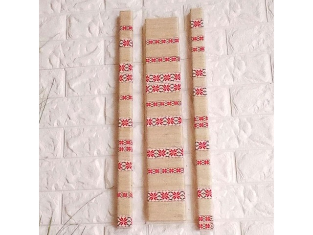 Настінний декор із 3 предметів у українському стилі, присвячений місту Ізюм