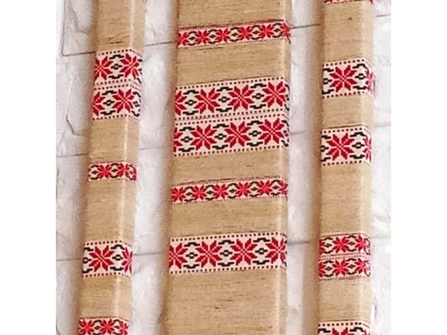 Настінний декор із 3 предметів у українському стилі, присвячений місту Ізюм